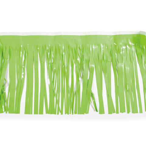 Light Green Vinyl Fringe 15" X 10' (Pack)