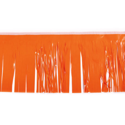 Orange Vinyl Fringe 15" X 10' (Pack)