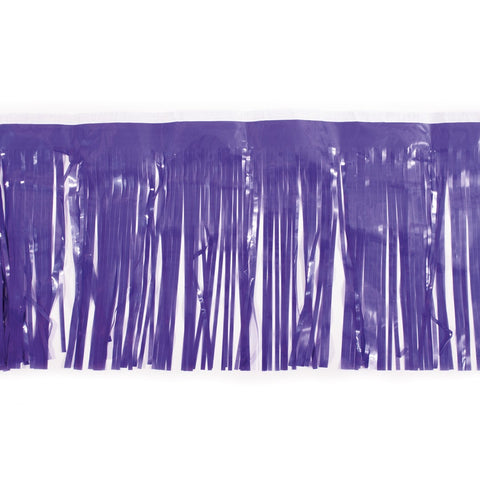 Purple Vinyl Fringe 15" X 10' (Pack)