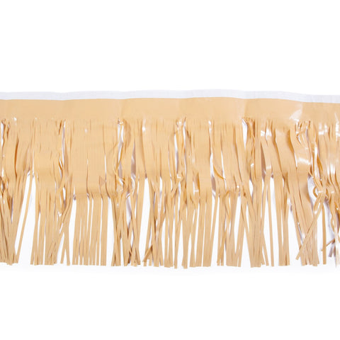 Sand Vinyl Fringe 15" X 10' (Pack)