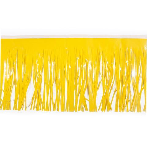 Yellow Vinyl Fringe 15" X 10' (Pack)