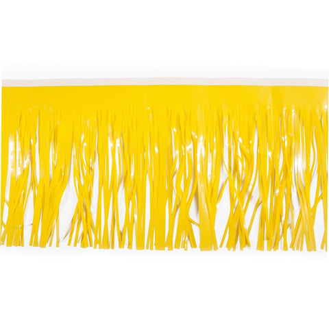 Yellow Vinyl Fringe 15" X 10' (Pack)