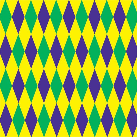 Mardi Gras Harlequin Backdrop 4' x 30' (Each)