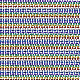 33" 7.5mm Round Metallic 6 Color Mardi Gras Beads - 6 Dozen (72 Necklaces)