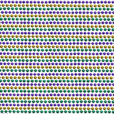 33" 7.5mm Round Metallic Purple, Gold and Green Mardi Gras Beads
