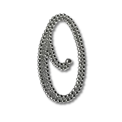 Glitter Script Letter "O" (Each)
