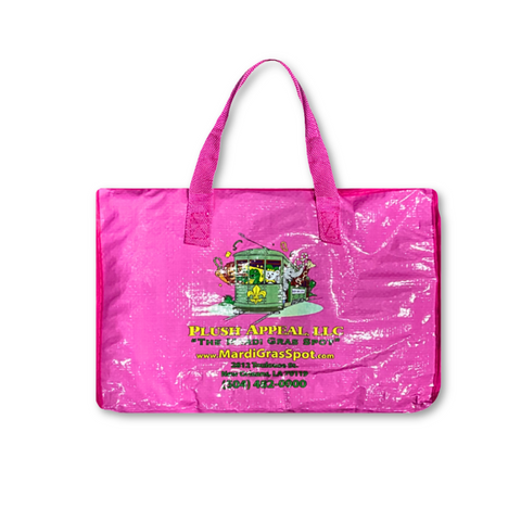 Zipper Bead Bag - Small Hot Pink (Each)