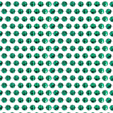 48" 12mm Cut Metallic Green Mardi Gras Beads