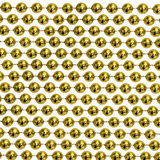 48" 14mm Round Metallic Gold Mardi Gras Beads