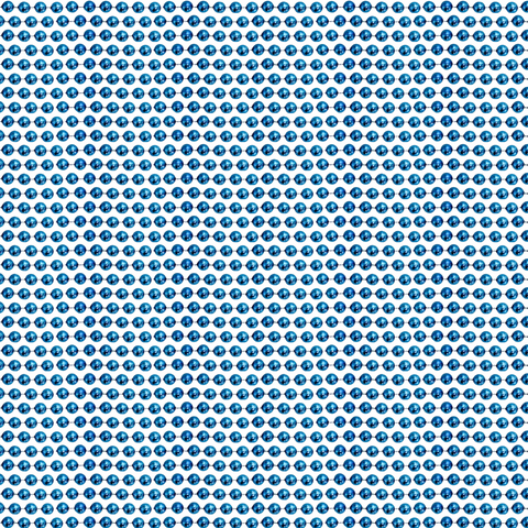 33" Round Metallic Turquoise Mardi Gras Beads (Case - 60 Dozen)