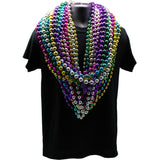 48" 14mm,16mm,18mm Big Mix Purple/Green/Gold/Hot Pink/Silver/Turquoise - Case (10 Dozen)