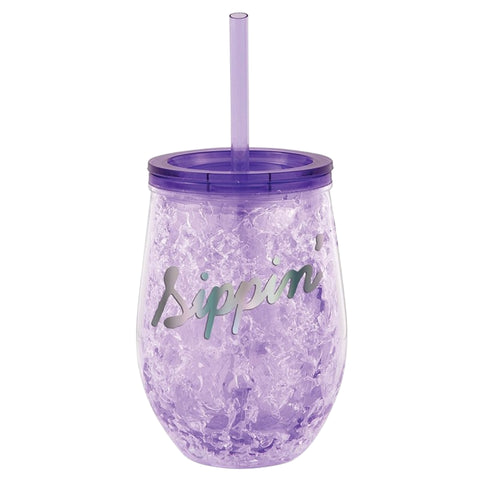 12oz Purple Wine Chiller - Sippin' (Each)