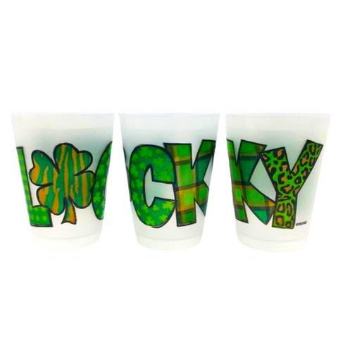 16oz "Lucky" Frost Flex Cup (Sleeve of 25)