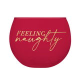 13 oz Roly Poly Glass - Feeling Naughty/Feeling Nice (Each)