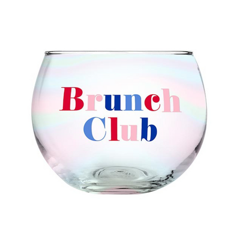 13oz Roly Poly Glass - Brunch Club (Each)