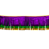 Metallic Mardi Gras Tiered Fringe 14" x 10' (Each)