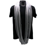 72 inch 16mm Round Pearl White Mardi Gras Beads - Dozen (12 necklaces)