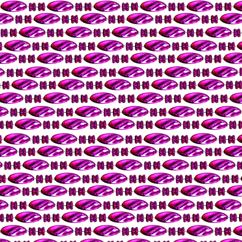 48" Swirl Metallic Hot Pink Mardi Gras Beads - Dozen (12 Necklaces)