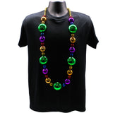 44" 20/40/60mm Metallic Rainbow Round Necklace (Each)