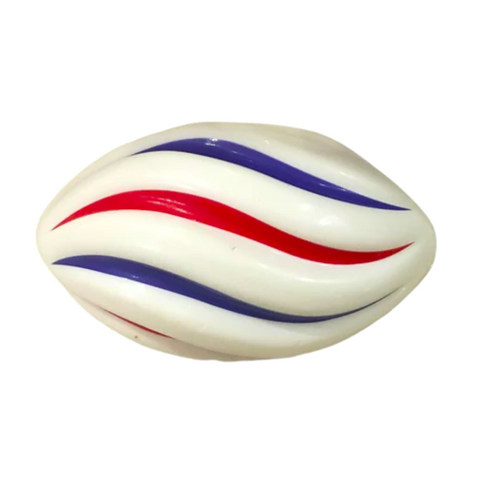 7"  Red, White and Blue Spiral Foam Football (Sack of 40)