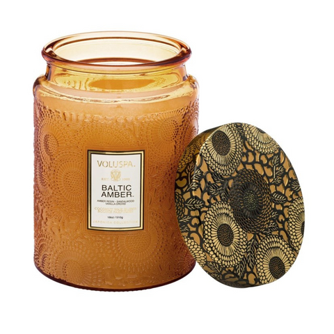 Voluspa Baltic Amber 18oz Large Jar Candle (Each)