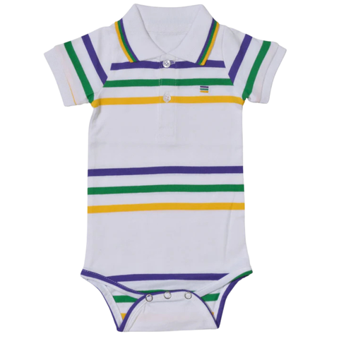 Infant White Infinity Short Sleeve Onesie (Each)