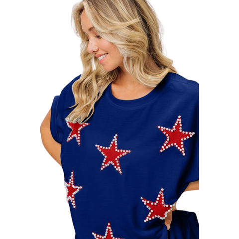 Fourth of July Terry Pullover Top (Each)