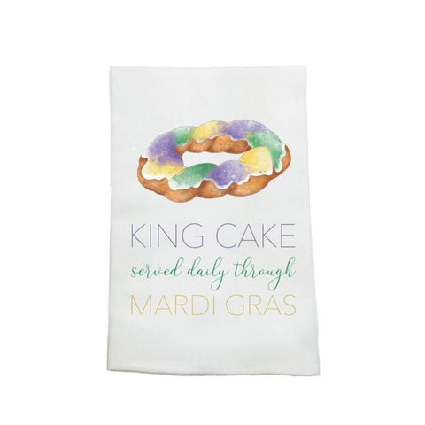 King Cake Served Daily Kitchen Towel (Each)