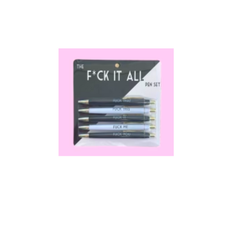 Fuck It All Pen Set (5 Pack)