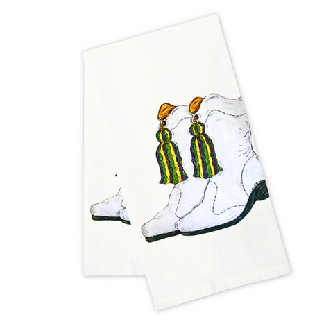 Marching Boot Tea Towel (Each)