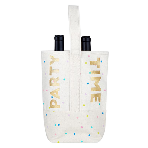 Party Time Double Bottle Wine Tote (Each)
