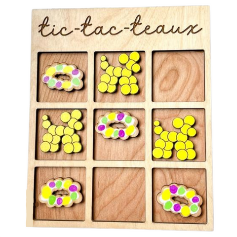 Mardi Gras Tic Tac Toe (Each)