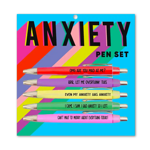 Anxiety Pen Set (Pack of 5)