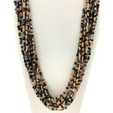 27" Multicolor Glass Bead Necklace (Dozen)