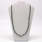 27" Green Single Strand Glass Bead Necklace (Dozen)