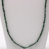27" Green Single Strand Glass Bead Necklace (Dozen)