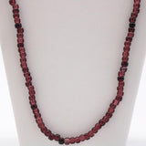 27" Purple Round Glass Bead Necklace (Dozen)