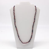 27" Multi Pearl Silver and Pink Glass Bead Necklace (Dozen)