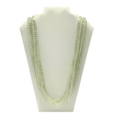 27" Translucent Glass Bead Necklace (Dozen)