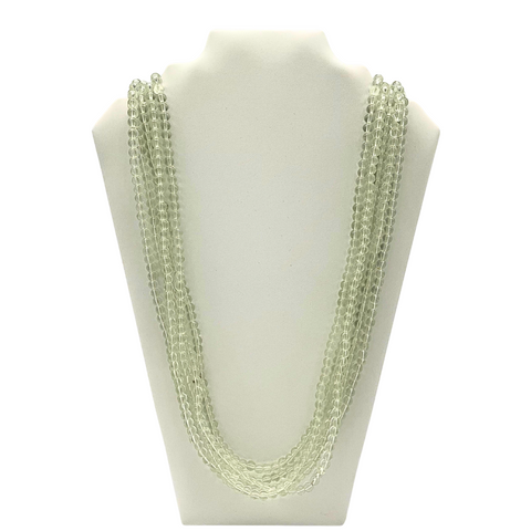 27" Translucent Glass Bead Necklace (Dozen)