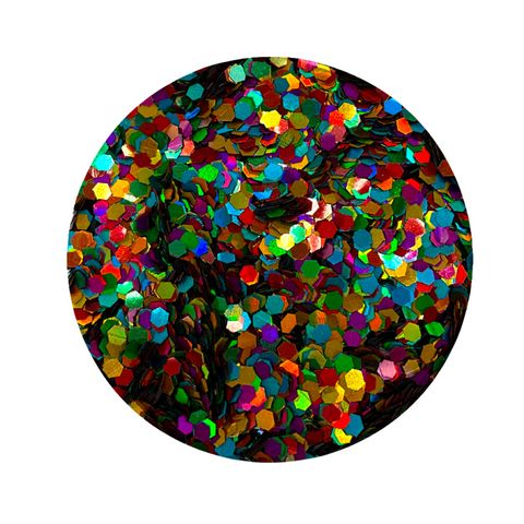 8oz Glitter - Holo Large Multi Mix (Each)