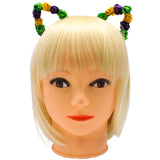 Mardi Gras Floral Cat Ears Headband (Each)