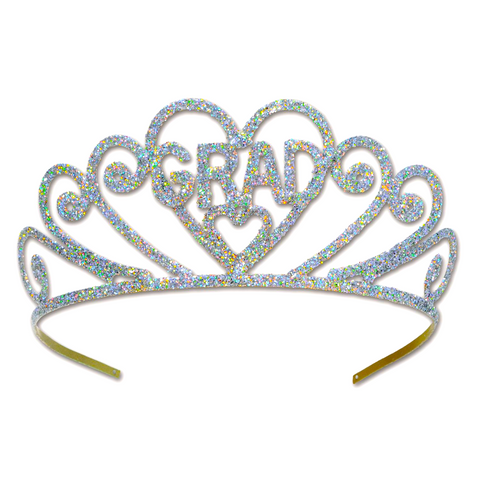 Glittered Metal Grad Tiara (Each)