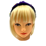 Purple Nola Beaded Knot Headband (Each)
