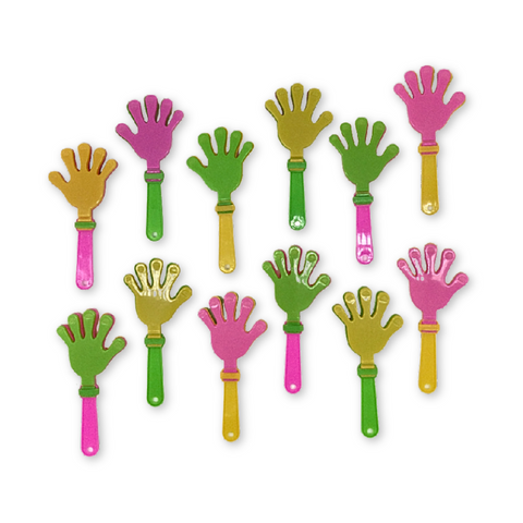 7.5" Hand Clapper Assorted Color (Dozen)