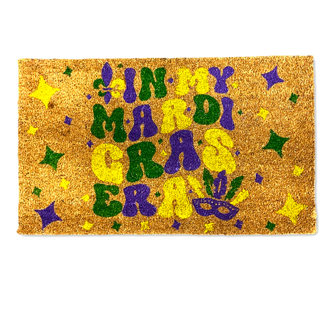 In My Mardi Gras Era Coir Doormat  (Each)
