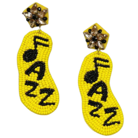 Jazz Seed Beaded Earrings (Pair)