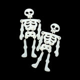 Glow in The Dark Skeleton Dangle Earrings (Pair)