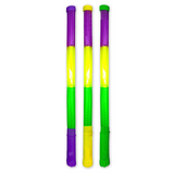 18" LED Purple, Green, and Yellow Wand (Each)