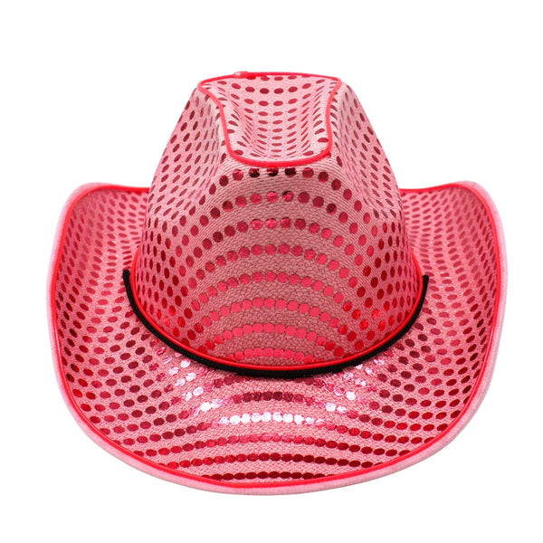 NEW MONROWE Lucille Cowboy Hat M/L in pale pink/cream Monrowe Lucille Cowboy Hat in Pale Pink | REVOLVE main image 4